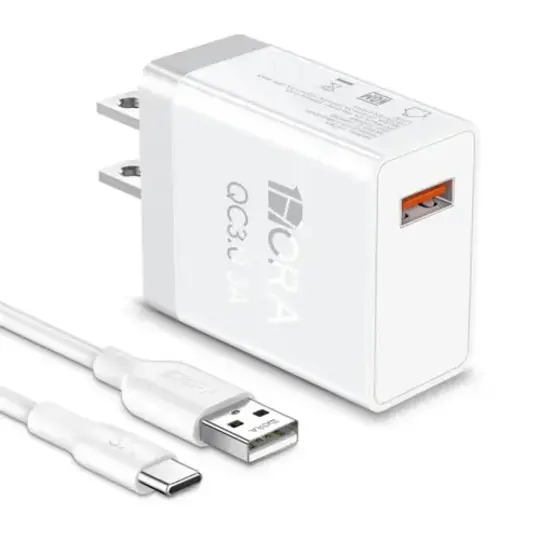 1HORA 1U Fast Charger 18W (US) +Type-C