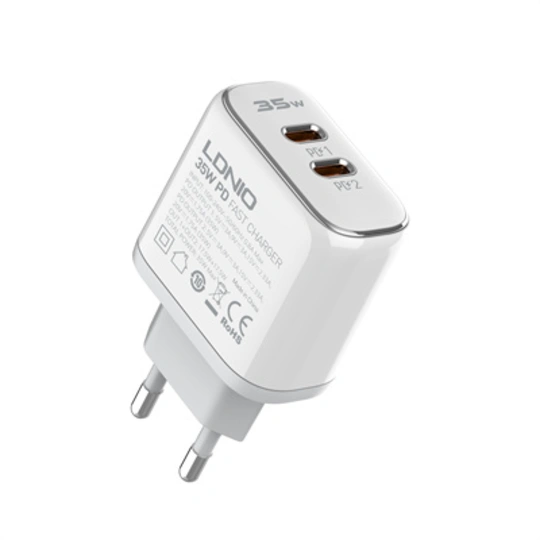 Ldnio A2528C 35W Dual USB-C Fast Charger