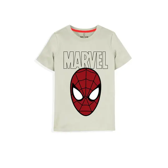 Marvel Superheroes Printed T-Shirt for Kids – Official Cotton Tee for Boys & Girls