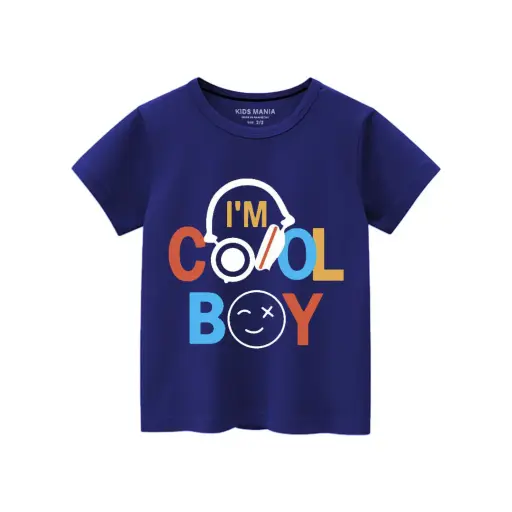 Stylish Look i'm Cool Boy Cotton T-Shirt