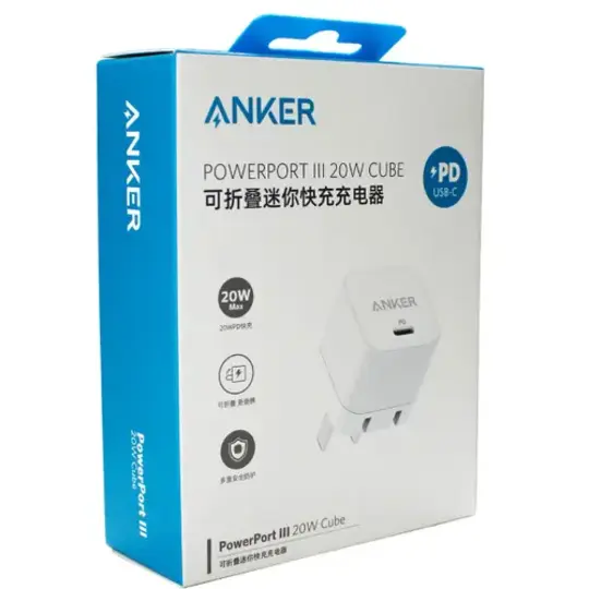 Anker PowerPort III Cube 20W USB-C PD Charger