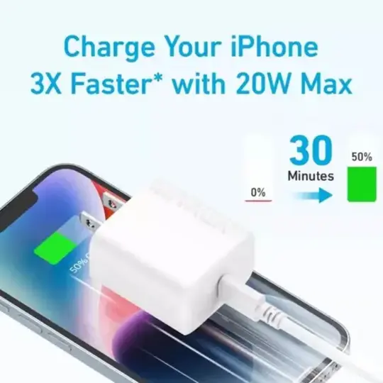 Anker Select Usb-C 20w Charger 2 Pin